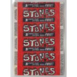 Trade card wrapper, A&BC Gum, The Rolling Stones (sl creasing, good) (1)