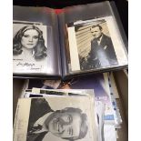 Autographs, a quantity of mainly signed photo's of sports, cinema, and entertainment stars,