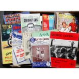 Sports, selection of magazines, programmes, brochures etc, mostly 1950's onwards, a few earlier,