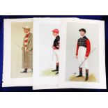 Horseracing, four original Vanity Fair prints, 'Morny' (H. Mornington Cannon) (Spy), George Barrett,