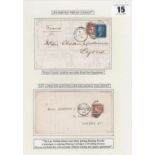 Postal History, P. Jones Collection, GB printed papers (postally used), 1876/7, both with