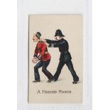 Cigarette card, R. Mason, Naval & Military Phrases (no border), type card, 'A Forced March' (gd) (