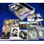 Autographs, a collection of over 200 autographed photos, TV Stars, Radio, Sport, Cinema &