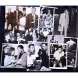 Boxing photographs, Sugar Ray Robinson, a collection of 12 original press photo's, various sizes