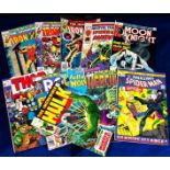 Comics, Marvel, selection of various titles with dates ranging from the late 1970's onwards, mixed