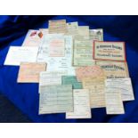 Ephemera, Military, World War 1 food related items including ration books, coupons, recipes etc (