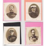 Tobacco silks, L. Youdell Collection, Phillip's, Great War Leaders, Anon, 'L' size, sepia, (22/25,