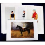 Horseracing, five original Vanity Fair prints, four by 'Spy', 'Bernard' (Bernard Dillon), Frank