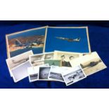 Ephemera, Aviation, selection, including 5 trans-Canadian Airline promotional aircraft photo's,