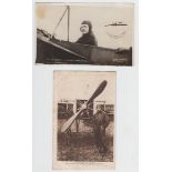 Postcards, Aviation, RP showing 'Mr B C Hucks, the Upside Down Aviator' from the Flying at Hendon