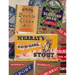 Beer Labels, William Murray & Co Ltd, Edinburgh, assortment of 15 different types of labels in heavy