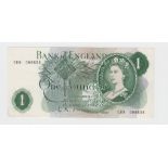Banknotes, three Bank of England £1 notes, O'Brien, consecutive numbers, C69 098835, 36 & 37 (VF) (
