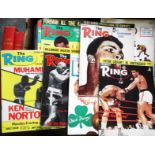 Boxing magazines, 'The Ring' magazine, approx 150 loose issues, 1953 to mid 1970's & two bound