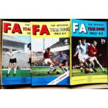 Football Yearbooks, a collection of 32 FA Yearbooks, 1962/3 to 1995/6, incomplete run, missing 64/