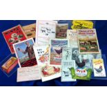 Ephemera, interesting selection of animal feed advertising booklets & ephemera inc. Thorley's