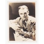 Autographs, Cinema, a similar selection of four signed photos, James Cagney, Valerie Hobson, Flora