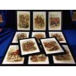 Prints, Harry Payne, a collection of 11 framed and glazed colour Military prints, each one 33cm x