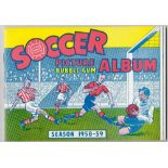 Trade cards, Soccer Bubble Gum, Soccer Teams no 2 series, 1958/59, corner mounted in special