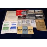 Ephemera, Salter Bros Ltd, a fine collection of advertising literature, leaflets, excursion