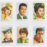 Trade cards, Dandy Gum, Film & Entertainment Stars, Series G (set, 97 cards) inc. The Beatles,