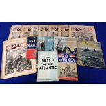 Ephemera, Military/Navy, selection including 11 issues of The War Illustrated Magazine, 1916/17