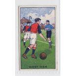Trade card, Maynard's, Football Clubs, type card, West Ham (gd) (1)