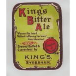 Beer label, King's, Syresham, King's Bitter Ale, v.r, scarce (vg) (1)