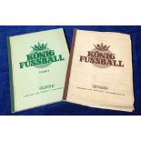 Cigarette cards, Germany, Football, Austria, 'Konig Football' (King Football) Series 1 & Series