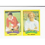 Trade cards, A&BC Gum, Footballers (red back, rub coin) (set, 132 cards) (gd)