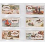 Cigarette cards, Faulkner's, Angling (set, 25 cards) (vg)