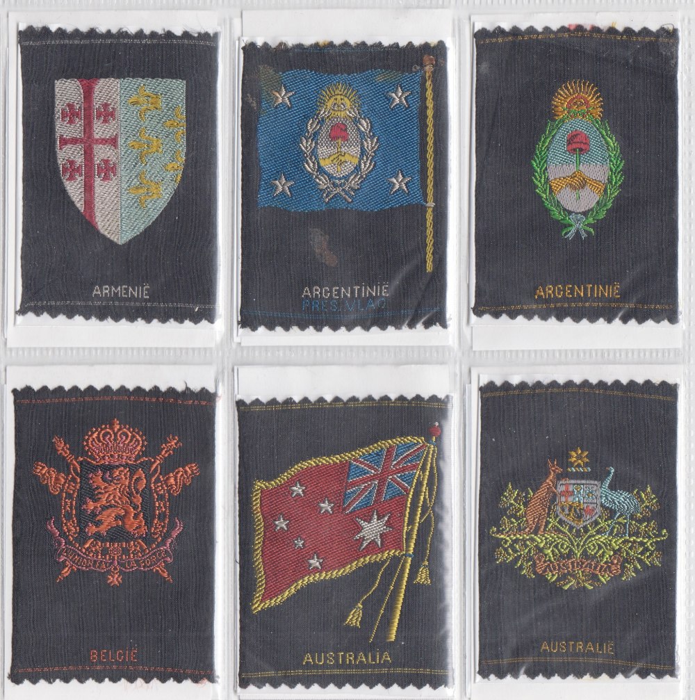 Tobacco silks, L Youdell collection, Turmac, National Flags, Standards & Arms, (approx 130 silks