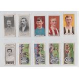 Cigarette cards, Football, a collection of ten scarce cards, Clarke's, Football Series (2), Cohen