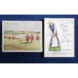 Cigarette cards, Golf, 2 'L' size sets, Will's. Golfing & Player's, Golf (gd)