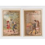 Trade cards, a collection of 68 Continental trade cards, various manufacturers inc. Aux Fabriques de