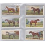 Cigarette cards, Horseracing, Faulkner's, Prominent Racehorses of the Present Day 1st & 2nd