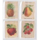 Tobacco silks, L Youdell collection, ATC, Fruits, (set, 10 silks) (fair)