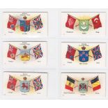 Cigarette cards, W.O. Bigg, Flags of All Nations (horizontal back) (34/37, missing nos, 20, 27 & 37)