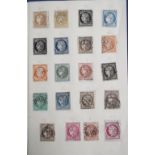 Stamps, France, early used collection in small stockbook inc. 1849 imperfs (30+), over 100 stamps in