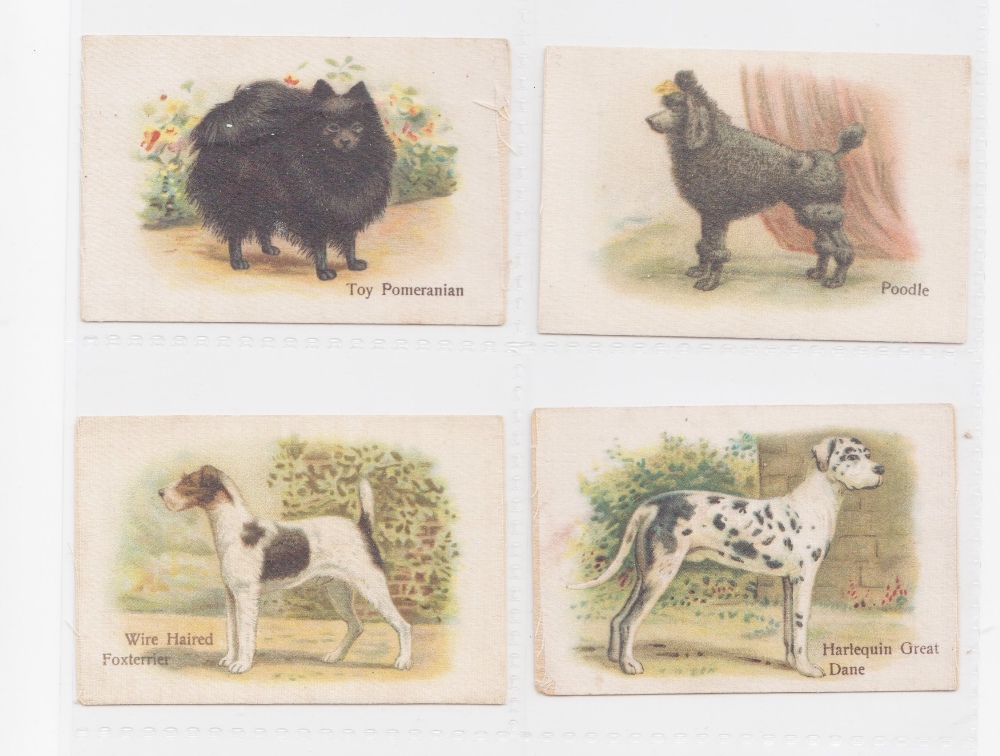 Tobacco silks, L. Youdell Collection, BAT, Best Dogs of Their Breed (set, 50 silks) (fair/gd)