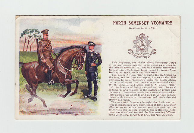 Postcards, a small selection of 9 Military art cards including 4 Boer War, History & Tradition '