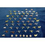 Badges, Aviation, a collection of 80+ London Airport advertising badges, many shaped as