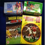 Football, two unused FKS sticker albums, Soccer Stars 1974/5 & 75/6 (excellent condition), sold with