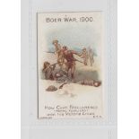 Cigarette card, Morris, Boer War, 1900, type card, 'How Capt. Fitzclarence (Royal Fusiliers) won his