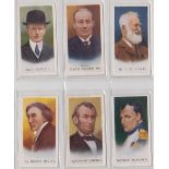 Cigarette cards, a collection of 8 sets, Carreras Famous Men, Famous Women, Mitchell's A Gallery