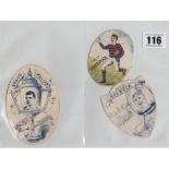 Trade cards, three Baines style Rugby cards, Sharpe's Football Card 'Bravo Halifax', Pear's Soap '