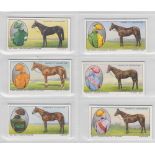 Cigarette cards, Hignett's, Prominent Racehorses of 1933 (set, 50 cards) (vg)