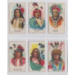 Cigarette cards, BAT, Indian Chiefs (set, 50 cards) (1 poor, rest fair)