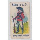 Trade card, Barratt's, Military Types, type card, 'Italian Infantry' (some slight marks, gen gd) (1)