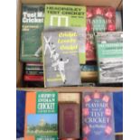 Cricket books, Test related, a collection of approx 30, 1950's onwards, many with dust jackets