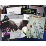 Music Memorabilia, 40+ modern song & sheet music books, mostly Rock & Pop artists inc. Nirvana,